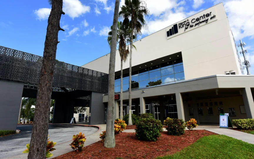 King Center for the Performing Arts exterior in Melbourne, Florida